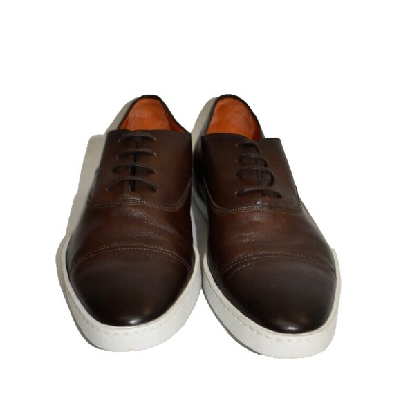 Santoni Durbin Derby Sneaker Brown Size 10 D DD381 main image 5
